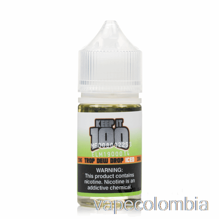 Vape Recargable Iced Trop Dew Drop - Mantenlo 100 Sales - 30ml 30mg